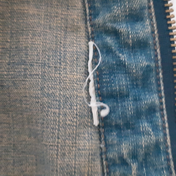 Jacob Connexion Denim Jacket Zip Up Super Cute - Picture 8 of 11